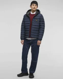 Piumino Refrigiwear Hunter Jacket blu con cappuccio