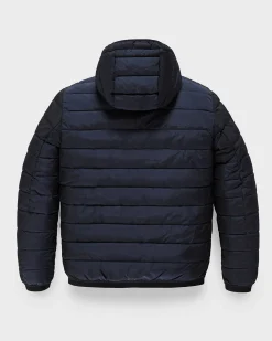 Piumino Refrigiwear Josh Jacket blu con cappuccio