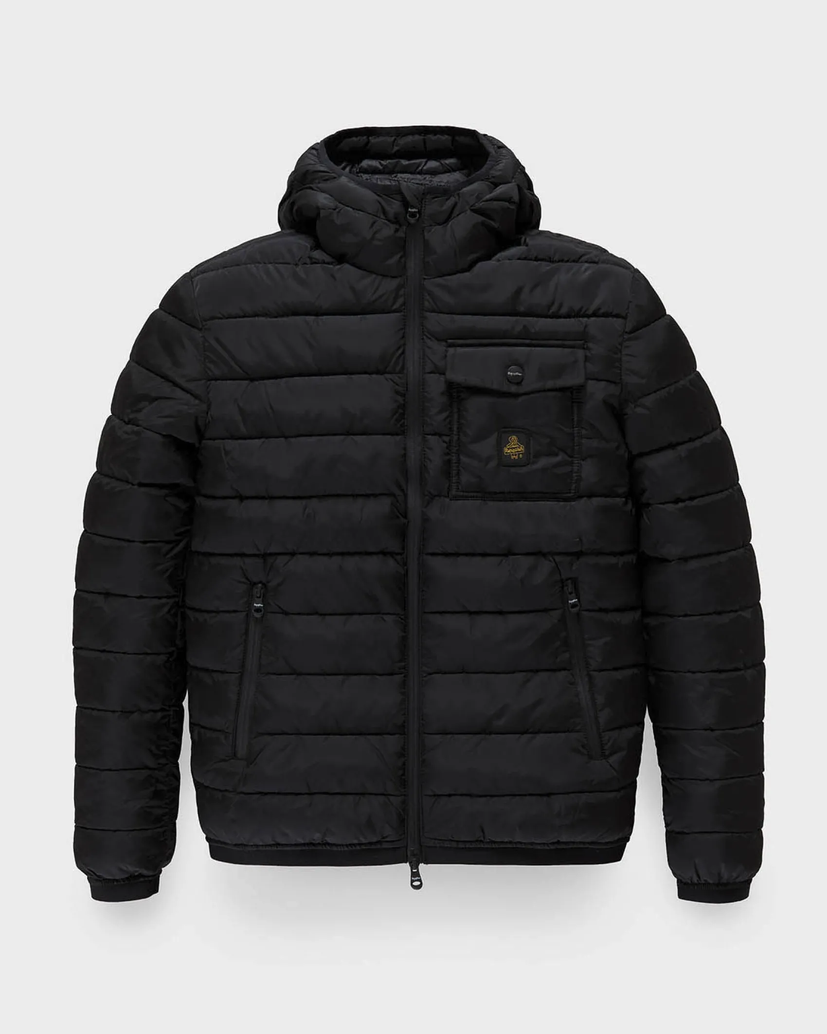 Piumino Refrigiwear Josh Jacket nero con cappuccio