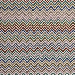 Plaids Antwan in misto lana beige a fantasia chevron multicolor
