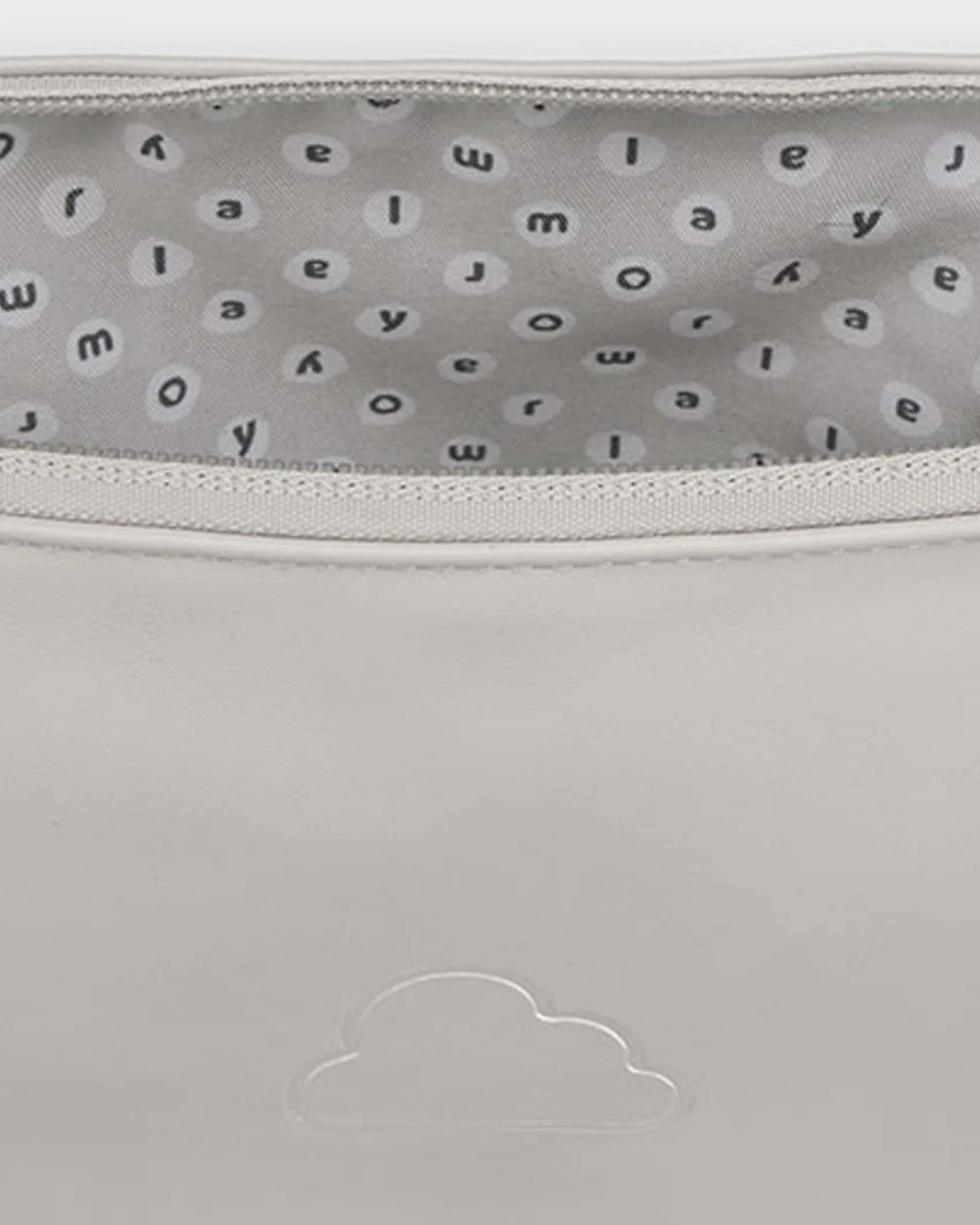 Pochette ecopelle gesso