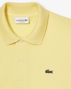 Polo gialla classic fit L.12.12 in petit piqué