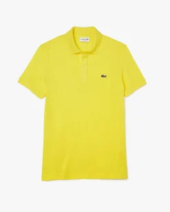 Polo gialla slim fit PH4012 in petit piqué