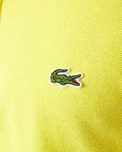 Polo gialla slim fit PH4012 in petit piqué