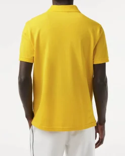 Polo giallo acceso slim fit PH4012 in petit piqué