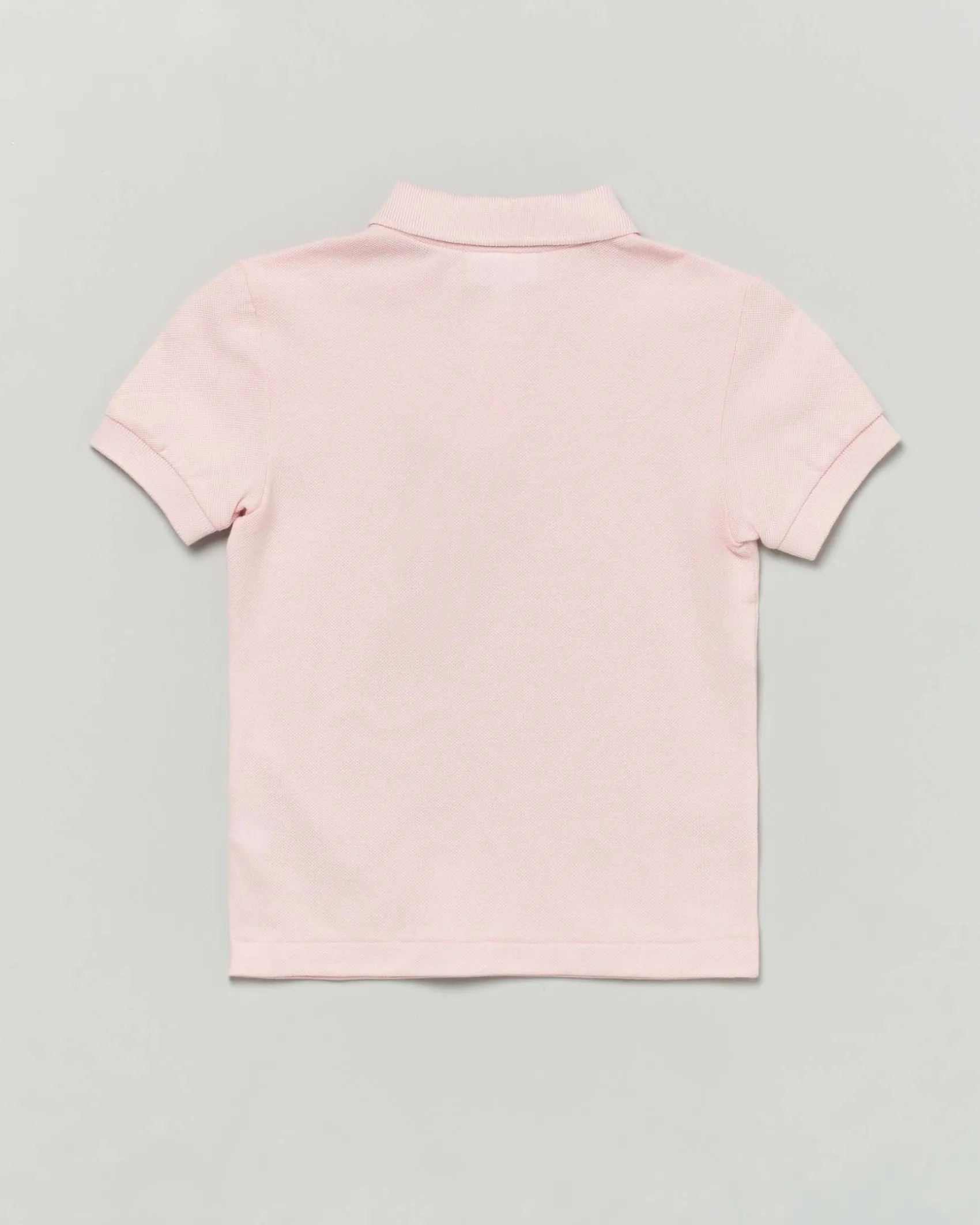 Polo Lacoste rosa piqué di puro cotone