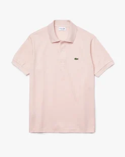Polo rosa pesca classic fit L.12.12 in petit piquรฉ