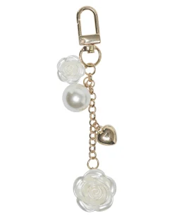 Portachiavi Kids Only con roselline color oro