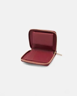 Portafoglio Liu Jo Accessories bordeaux effetto pelle in rilievo