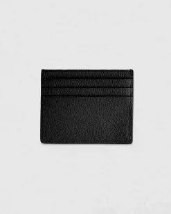 Portca carte nero Patrizia Pepe in pelle martellata