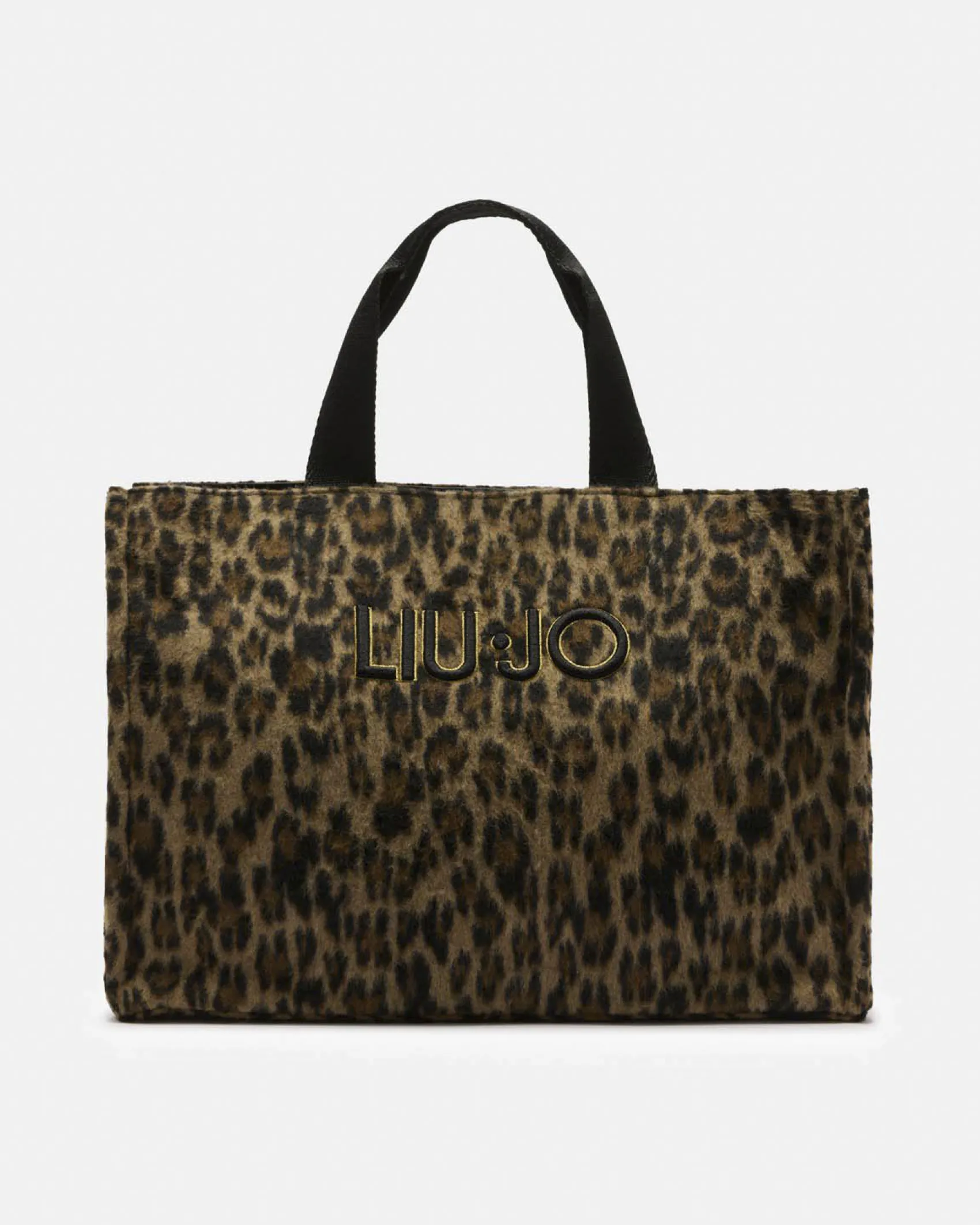 Shopping bag Liu Jo Accessories animalier con logo in rilievo