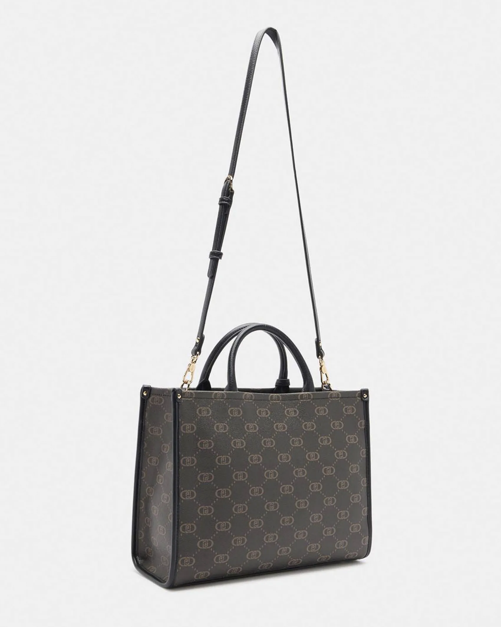 Shopping bag Liu Jo Accessories marrone con logo in rilievo