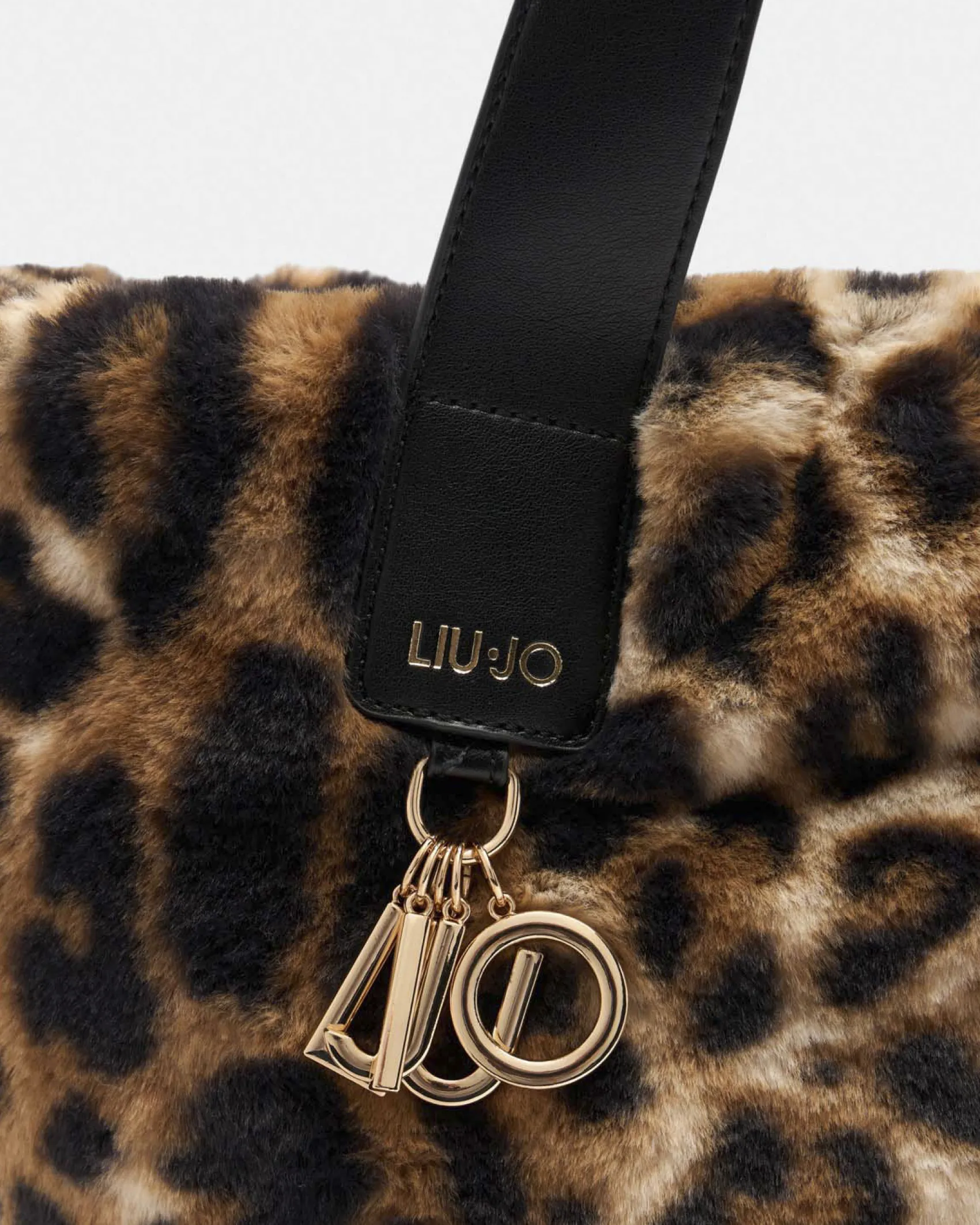 Shopping bag Liu Jo Accessories animalier in pelliccia sintetica