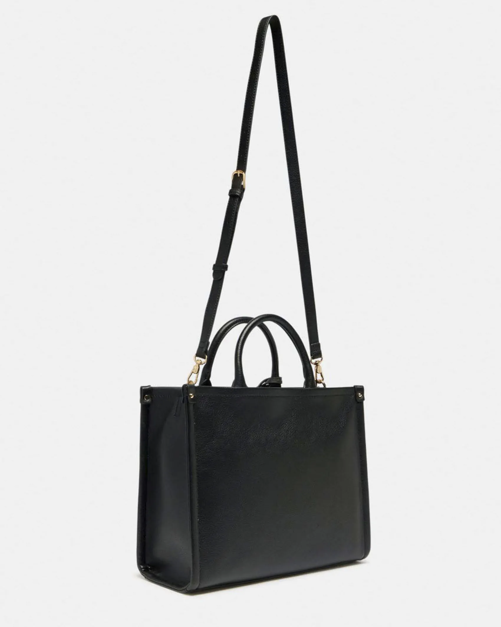Shopping bag Liu Jo Accessories nera in similpelle con logo in rilievo