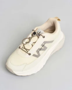 Sneakers Calvin Klein color sabbia senza lacci