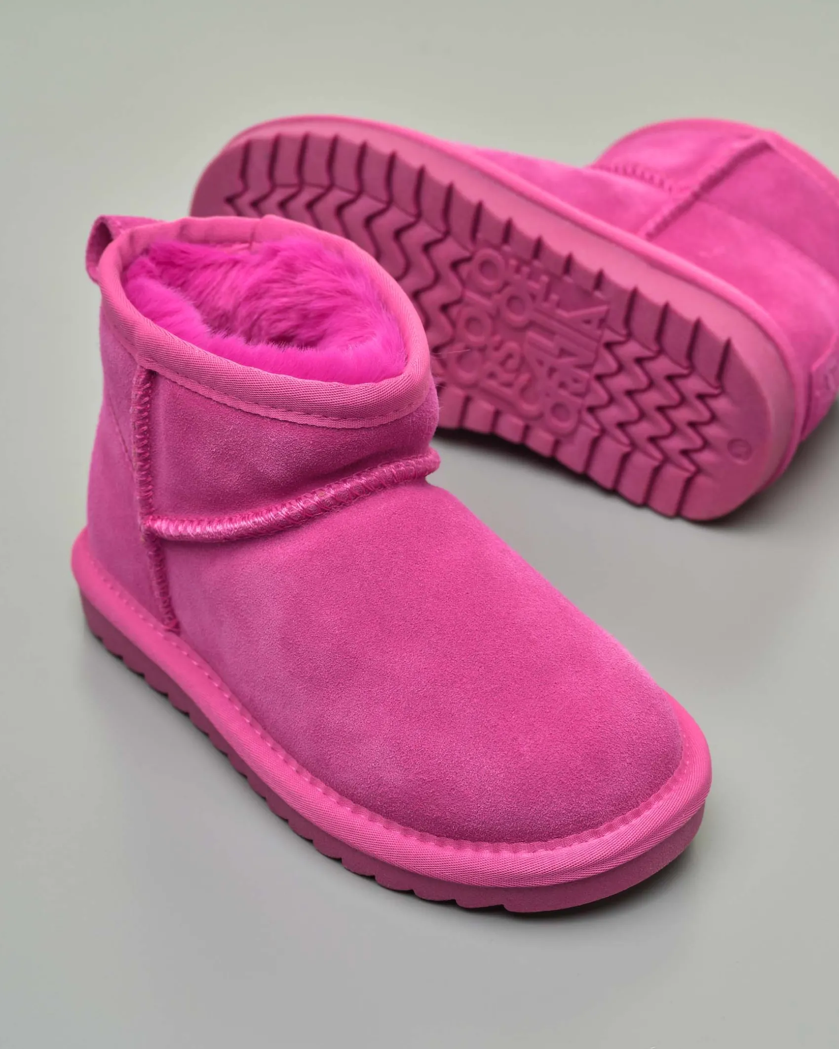 Stivaletto Colors of california fucsia in pelle scamosciata