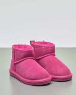 Stivaletto Colors of california fucsia in pelle scamosciata
