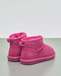 Stivaletto Colors of california fucsia in pelle scamosciata