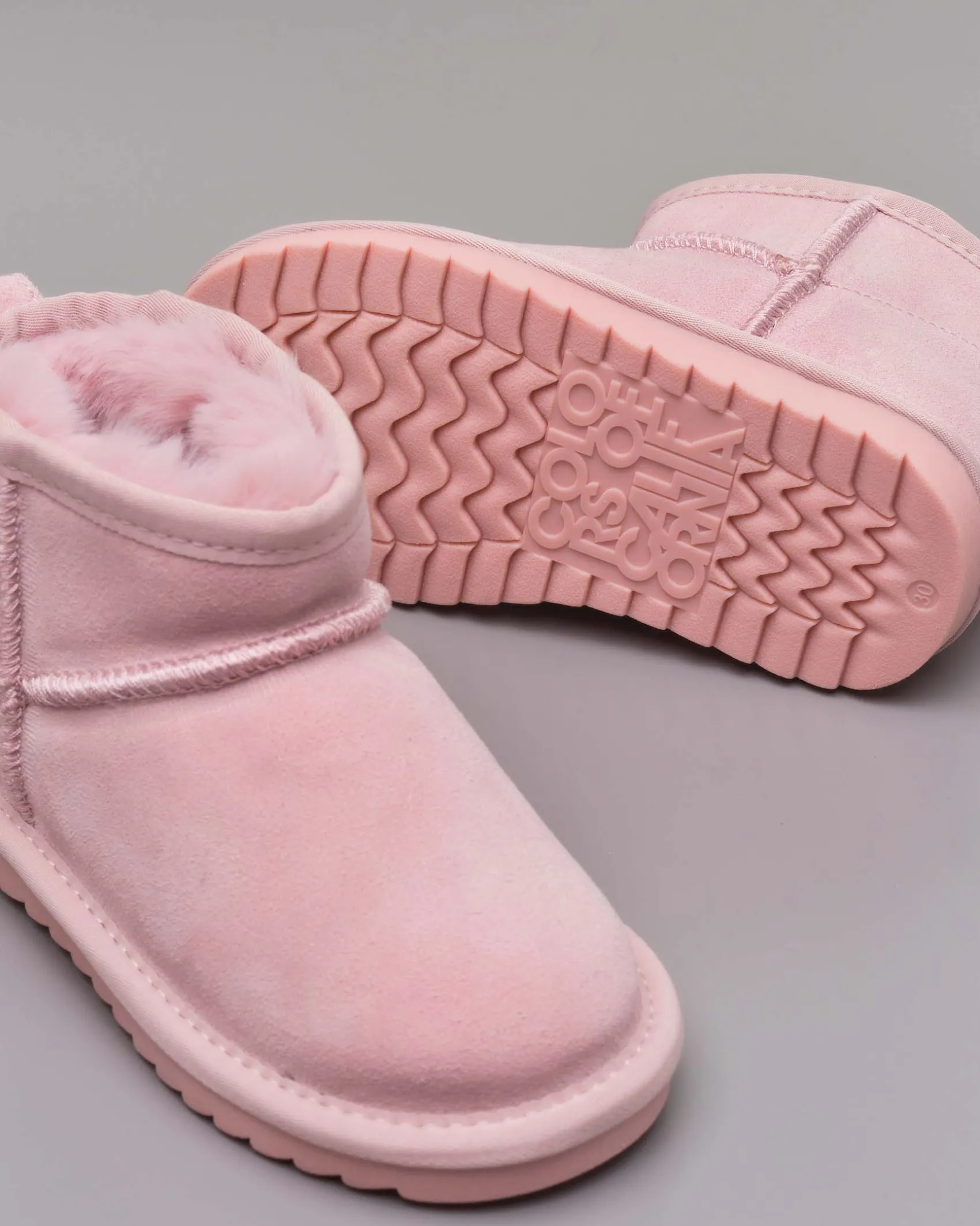 Stivaletto Colors of california inpelle scamosciata rosa