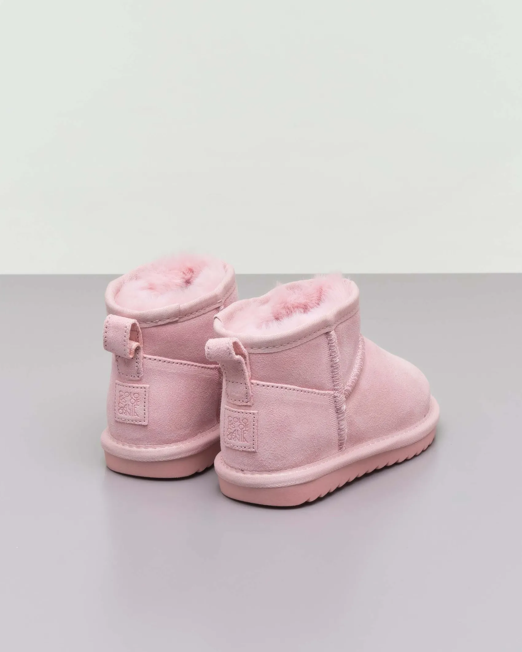Stivaletto Colors of california inpelle scamosciata rosa