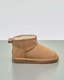 Stivaletto Colors of california color cammello in pelle scamosciata