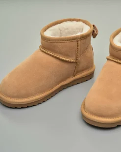 Stivaletto Colors of california color cammello in pelle scamosciata