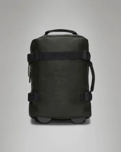 Texel Cabin Bag Mini Rains verde militare in tessuto impermeabile effetto gommato