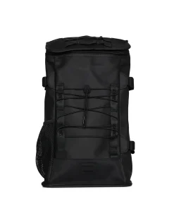 Trail Mountaineer Bag Rains nera in tessuto tecnico impermeabile effetto gommato