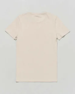 T-shirt Antony Morato beige mezza manica con tigre floccata