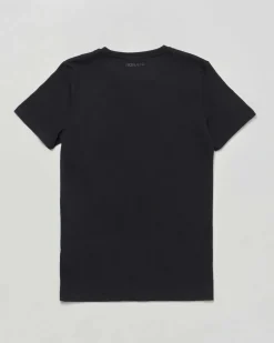 T-shirt Antony Morato nera mezza manica con tigre floccata