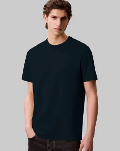 T-shirt Calvin Klein Jeans blu in cotone