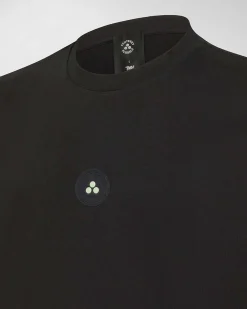 T-shirt cropped mezza manica Peuterey Olen Pw nera