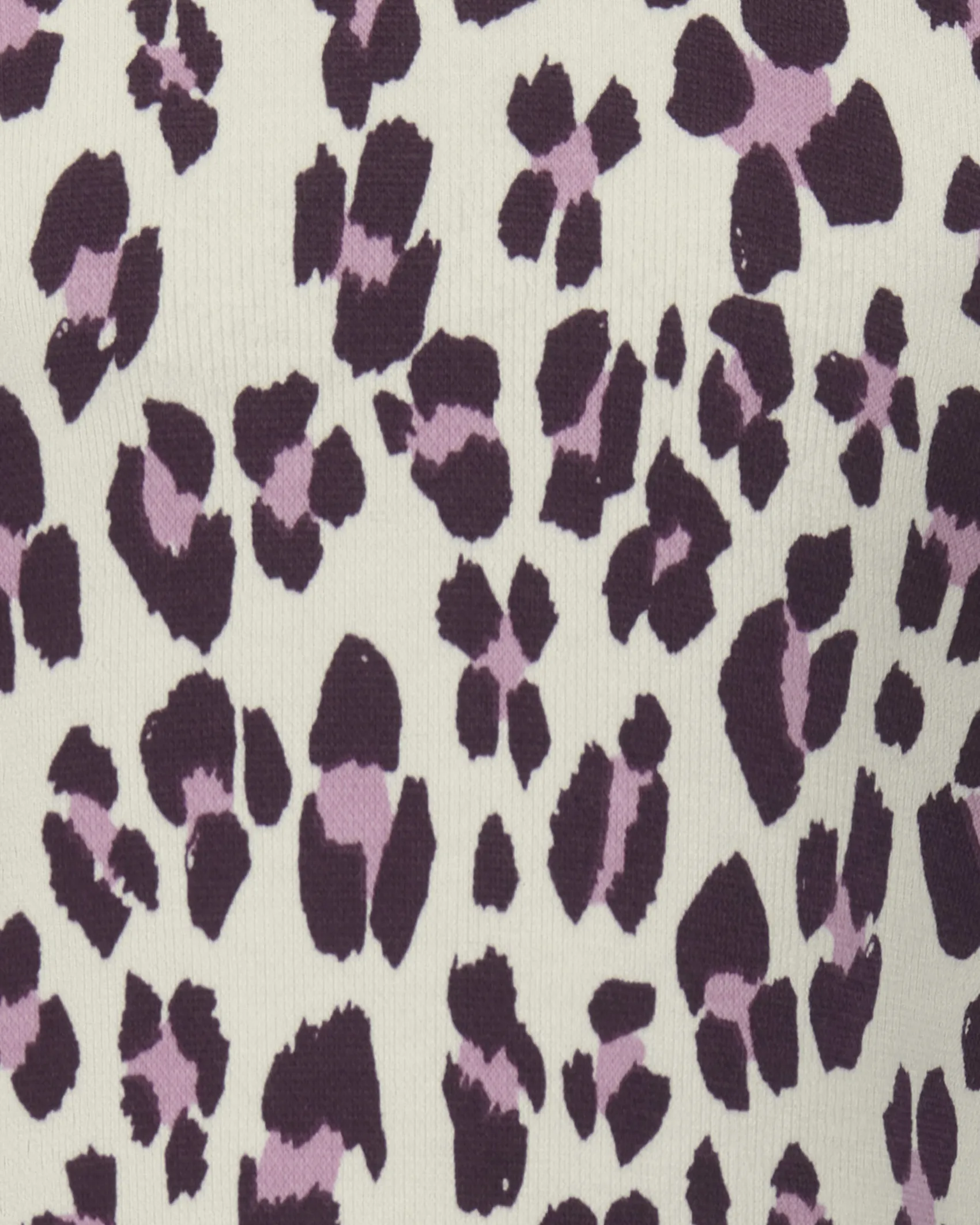 T-shirt Kids Only avorio e rosa maculata a maniche lunghe