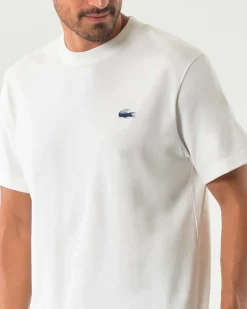 T-shirt Lacoste classic-fit con logo coccodrillo multicolor
