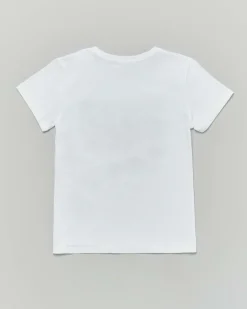 T-shirt Levi's bianca mezza manica con logo heroel frontale