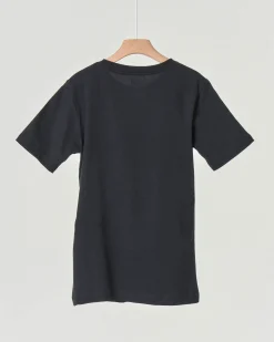 T-shirt Levi's nera mezza manica con logo batwing piccolo