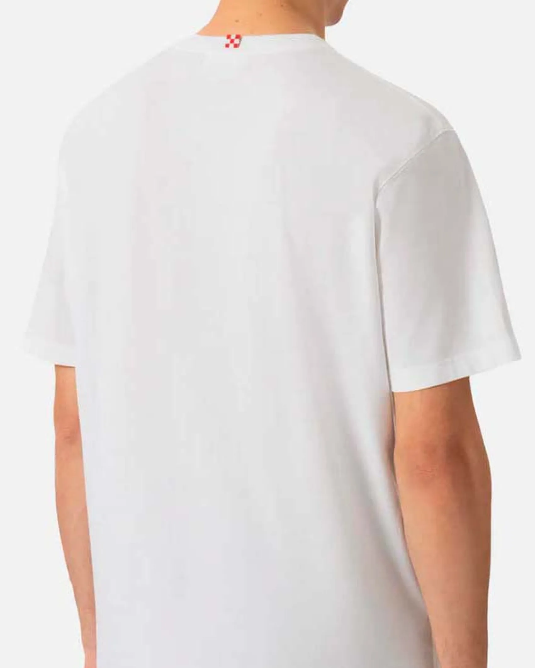 T-shirt MC2 Saint Barth bianca con stampa Let The Summer Begin