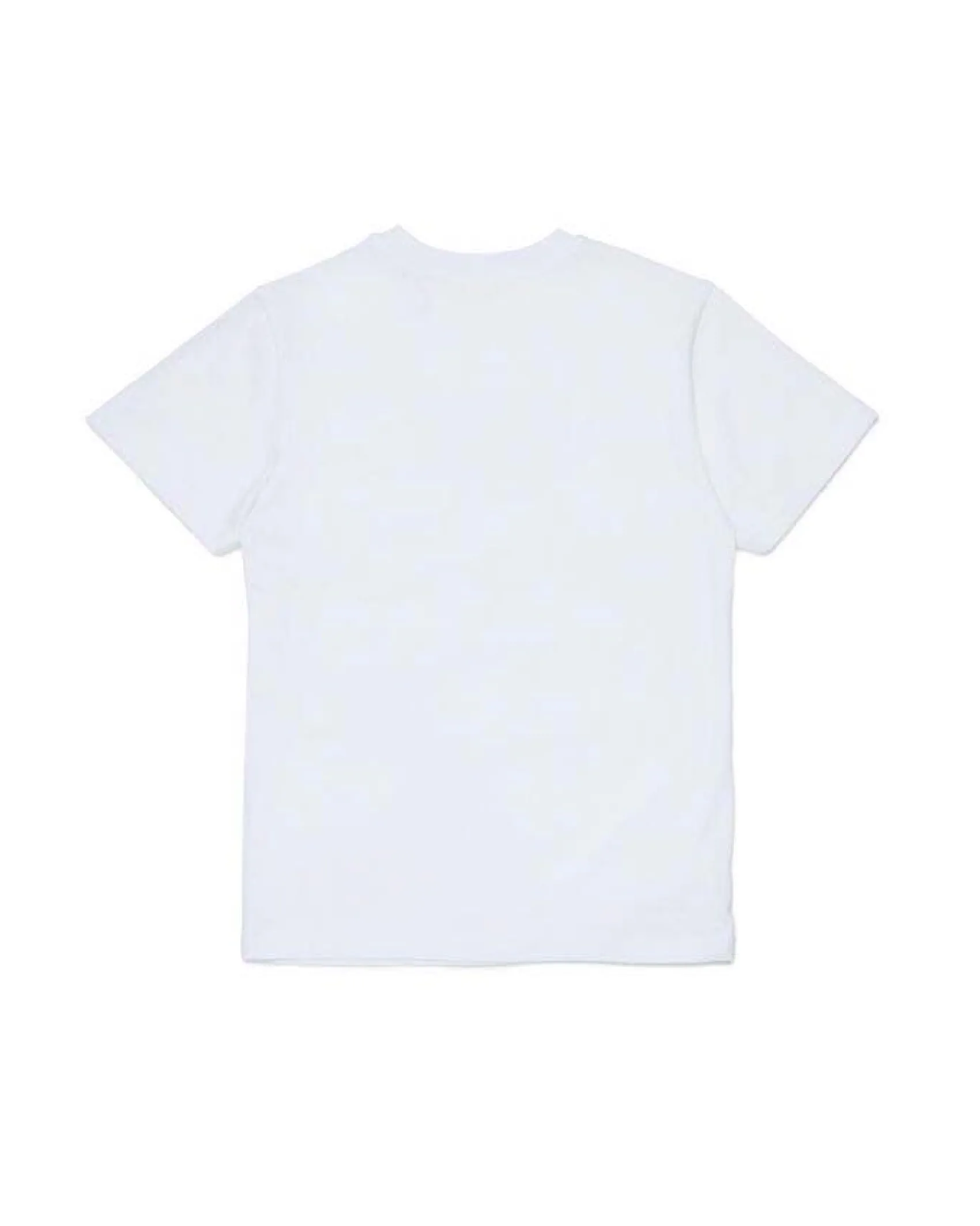 T-shirt mezza manica Diesel bianca con logo nero