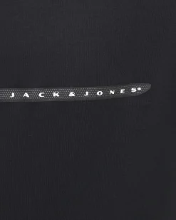 T-shirt mezza manica Jack & Jones nero con logo nero