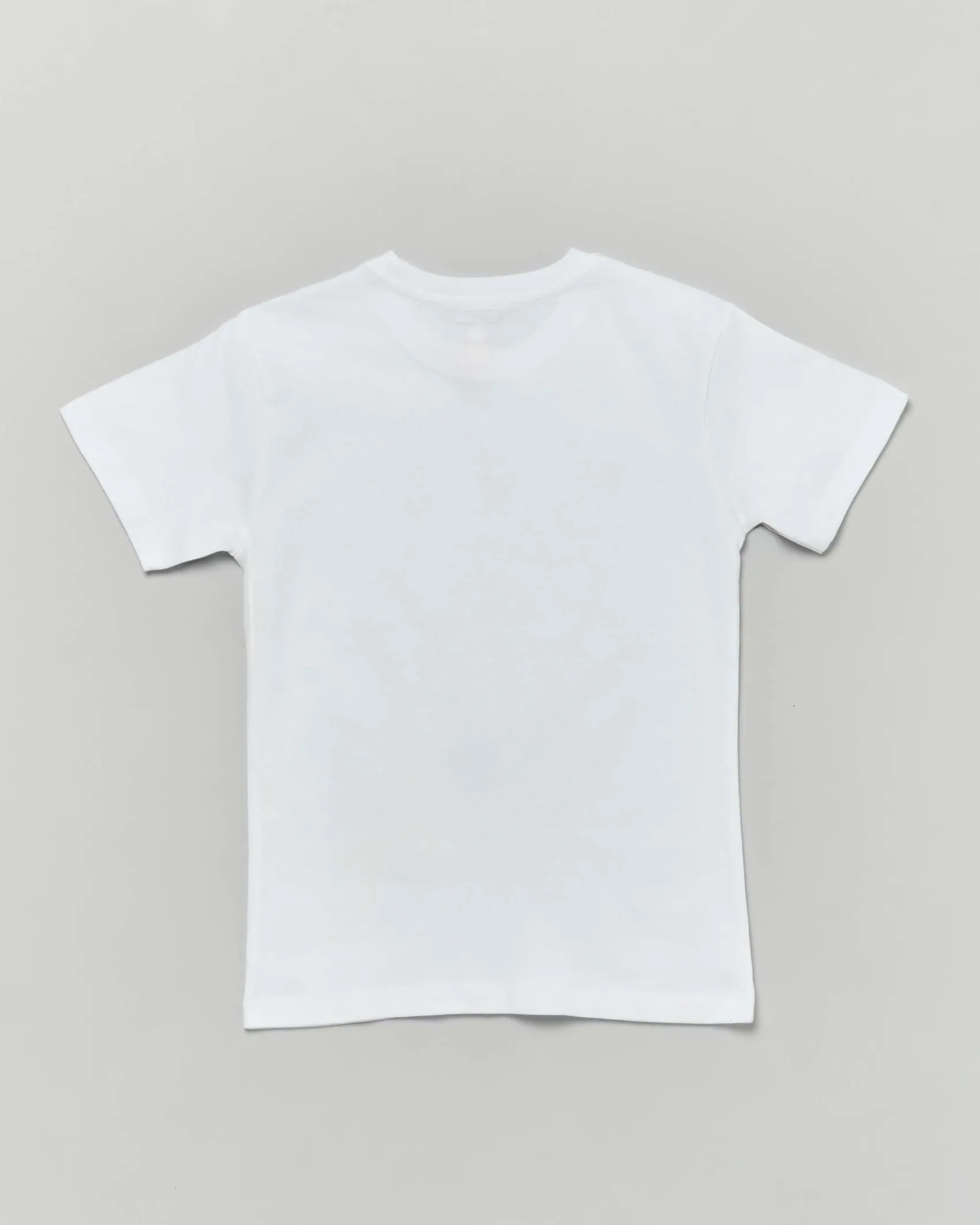 T-shirt Mousse bianca in cotone con stampa Labubu teschietti