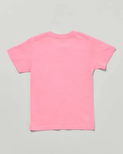 T-shirt Mousse rosa in cotone con stampa Labubu panda