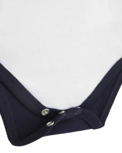 Tuta Guess con body in misto cotone beige e azzurro