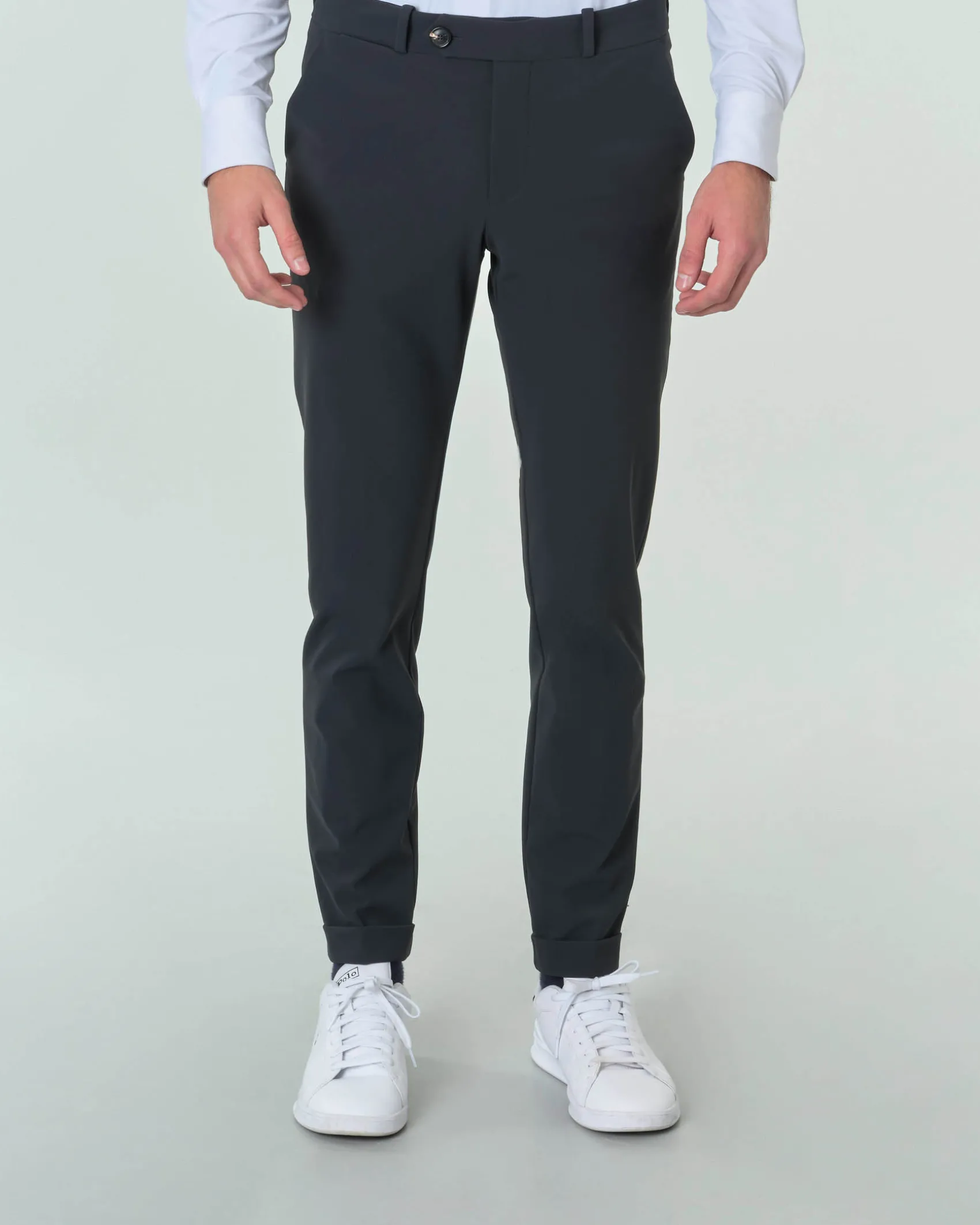 Winter Chino R.R.D. antracite in tessuto tecnico stretch