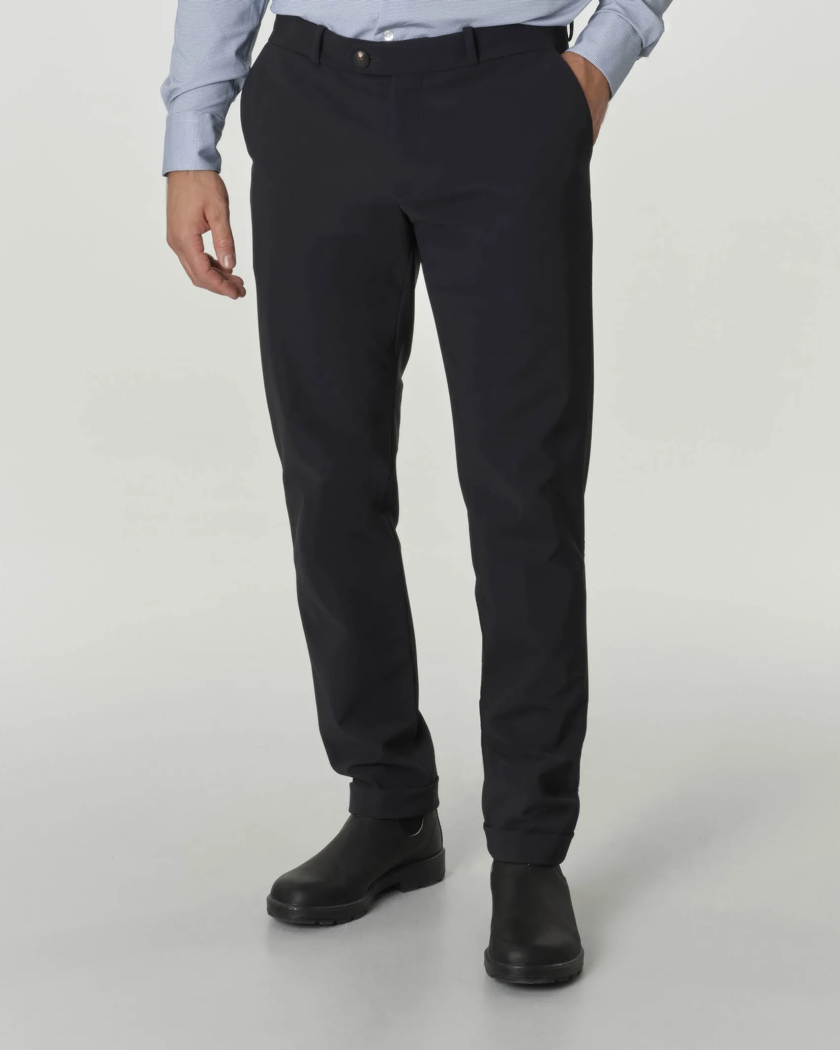 Winter Chino R.R.D. blu in tessuto tecnico stretch