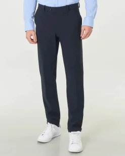 Winter Chino R.R.D. blu in tessuto tecnico con microfantasia ad ovali