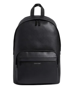 Zaino Calvin Klein Jeans nero in similpelle saffiano