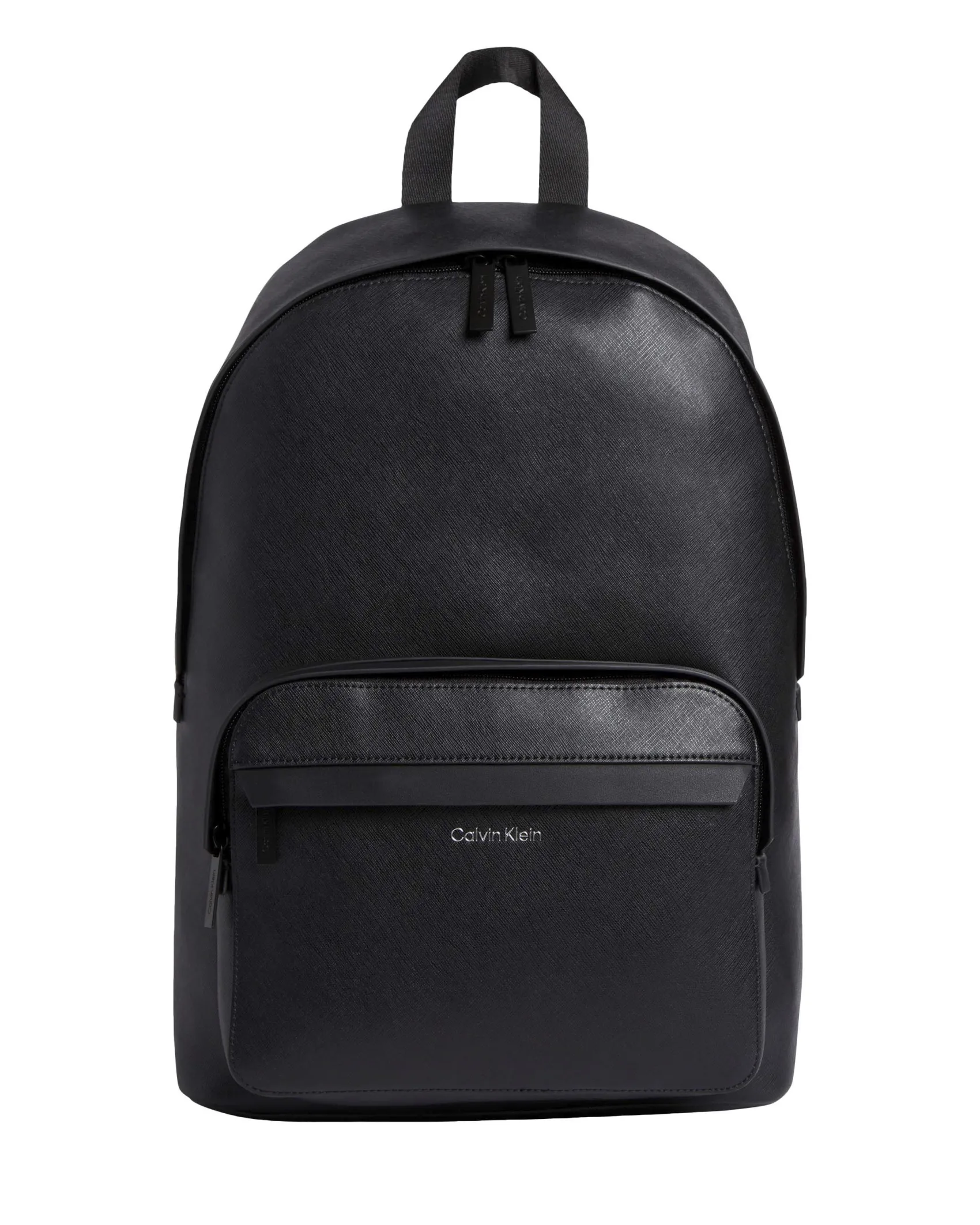 Zaino Calvin Klein Jeans nero in similpelle saffiano